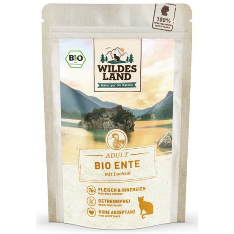 Wildes Land Cat Bio Ente Pur saszetka 85g