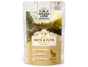 Wildes Land Cat Classic Adult Ente & Pute saszetka 100g