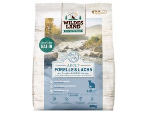 Wildes Land Cat Classic Adult Forelle & Lachs 400g [termin ważności: 6.01.2025]