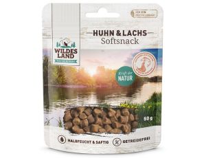 Wildes Land Cat Softsnack Huhn & Lachs 50g