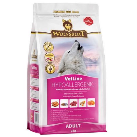 Wolfsblut Dog VetLine Hypoallergenic - konina i bataty 2kg