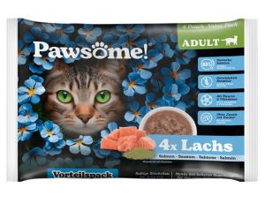 Pawsome Adult Lachs - łosoś saszetki 4x85g