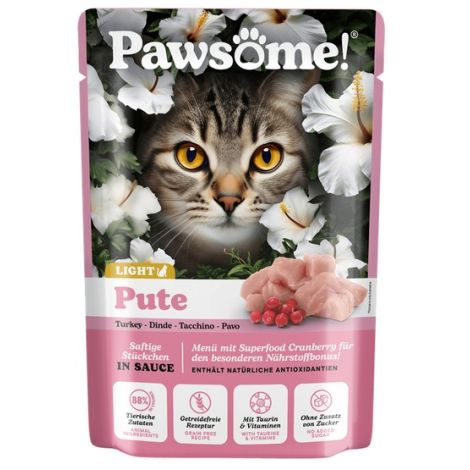 Pawsome Adult Light Pute - indyk saszetka 85g