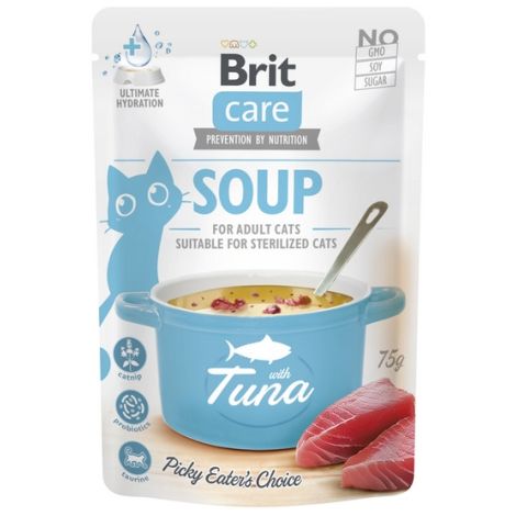 Brit Care Cat Soup Tuna saszetka 75g