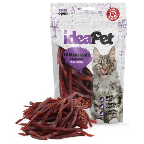 IdeaPet O! Kot Makaron z kaczki 60g