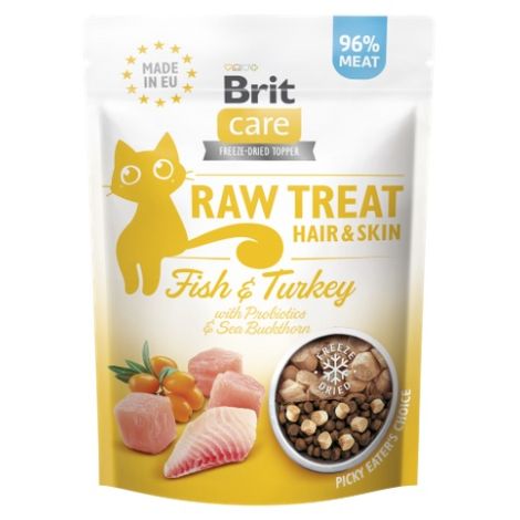 Brit Raw Treat Cat Hair & Skin 40g