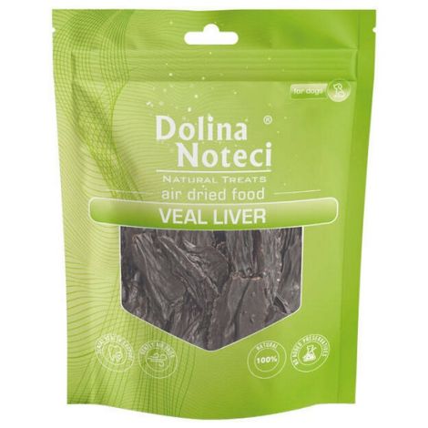 Dolina Noteci Natural Treats Dog Wątroba cielęca 150g [termin ważności: 15.04.2025]