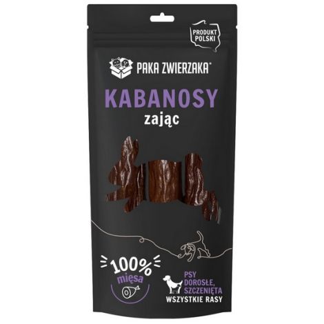 Paka Zwierzaka Kabanosy Zając 3szt 80g