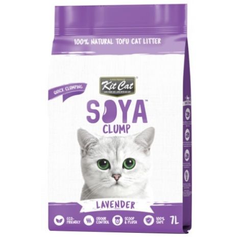 Kit Cat Żwirek ECO SoyaClump Lavender 7L / 2,5kg