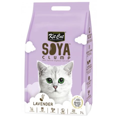 Kit Cat Żwirek ECO SoyaClump Lavender 7L / 2,5kg - 4