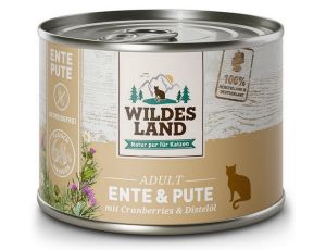 Wildes Land Cat Classic Adult Ente & Pute puszka 200g