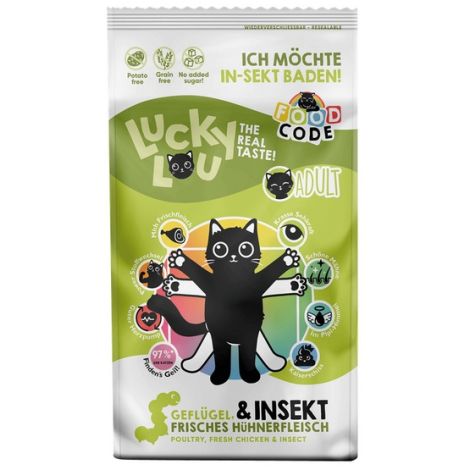 Lucky Lou Food Code Lifestage Adult Drób & Owady 340g