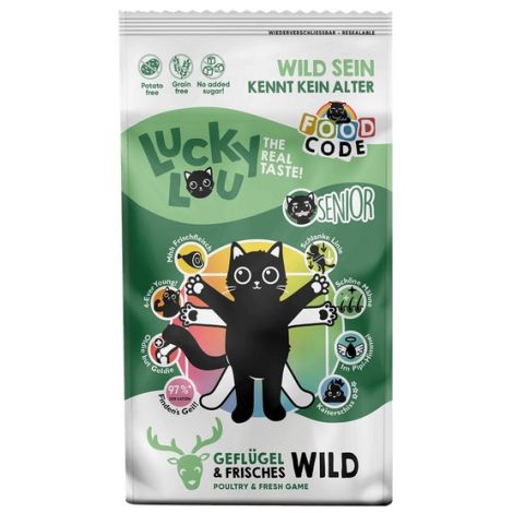 Lucky Lou Food Code Lifestage Senior Geflugel & Wild 340g