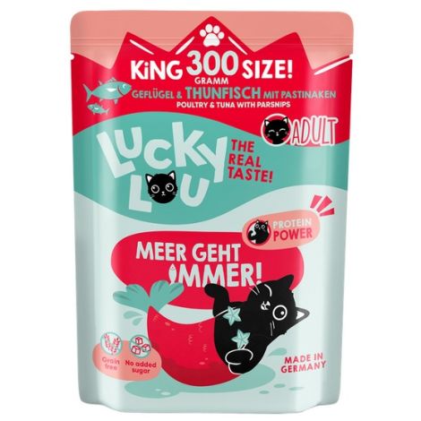 Lucky Lou Lifestage Adult Drób i tuńczyk saszetka 300g - 5