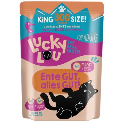 Lucky Lou Lifestage Adult Drób i kaczka saszetka 300g - 2