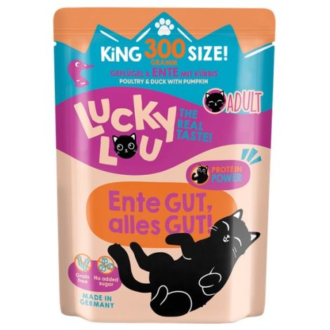 Lucky Lou Lifestage Adult Drób i kaczka saszetka 300g - 5