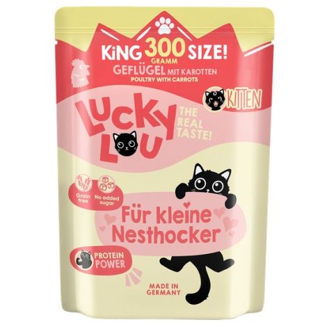 Lucky Lou Lifestage Kitten Drób saszetka 300g - 5