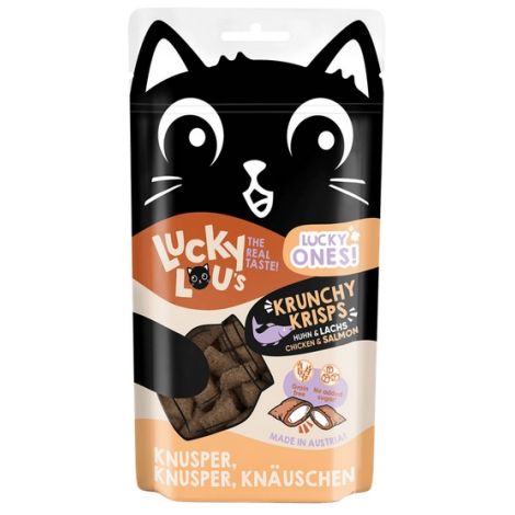 Lucky Lou Lucky Ones Krunchy Krisps Kurczak & Łosoś 60g - 2