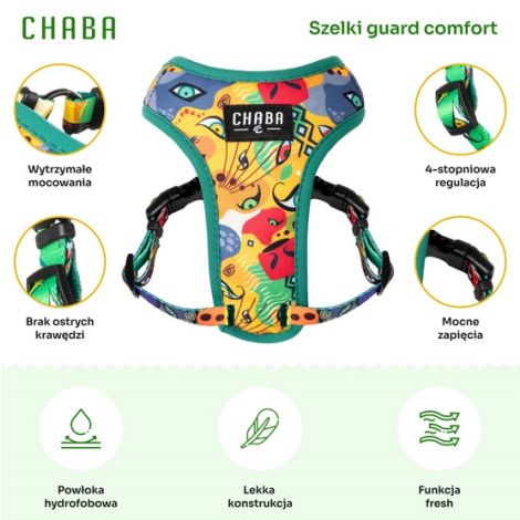 CHABA Szelki Guard Comfort Story III bezuciskowe M 1,6cm Jumbo - 4