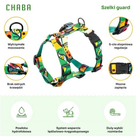 CHABA Szelki Guard Story III L 2,5cm Jumbo - 3