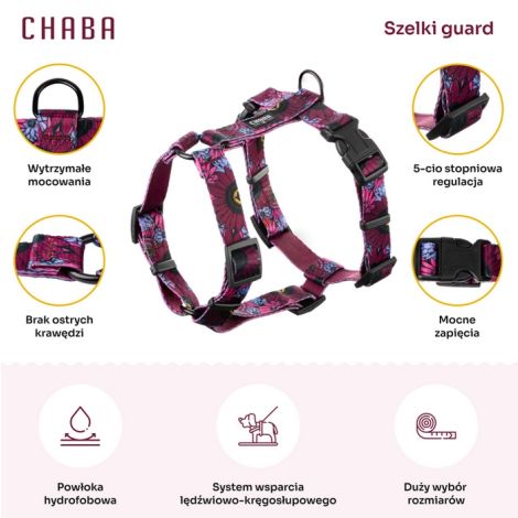 CHABA Szelki Guard Story III XL 3,0cm Lakota - 3