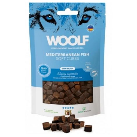 Woolf Soft Cubes Mediterranean Fish 100g