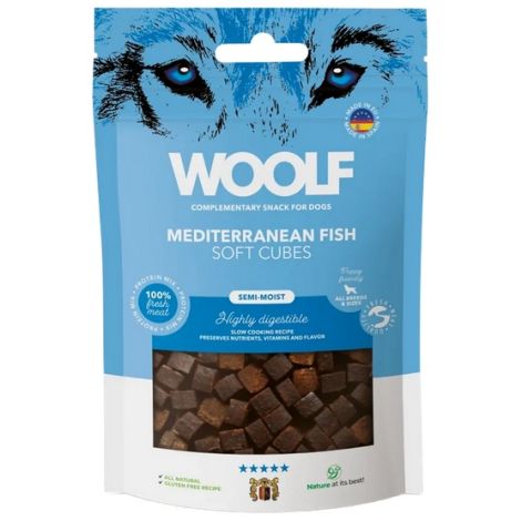 Woolf Soft Cubes Mediterranean Fish 100g - 2