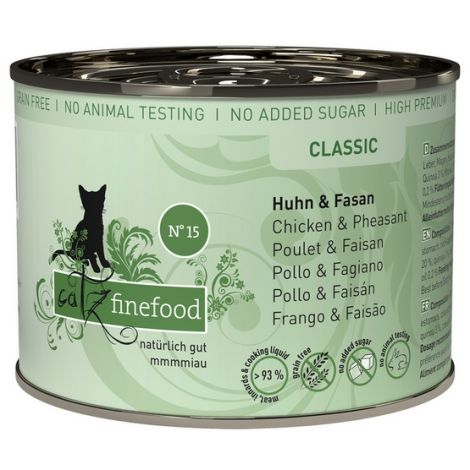 Catz Finefood Classic N.15 Kurczak i Bażant puszka 200g