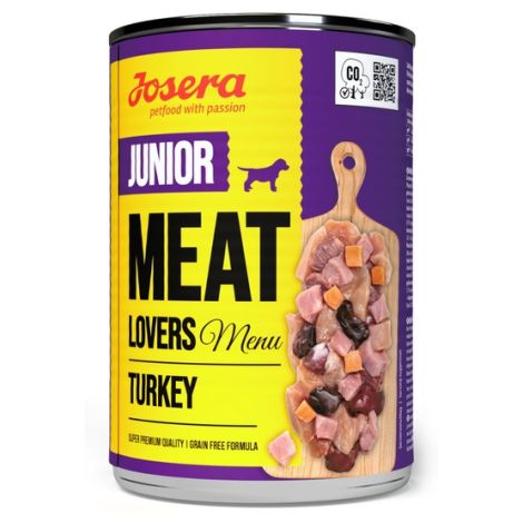 Josera Meat Lovers Menu Junior Indyk puszka 400g