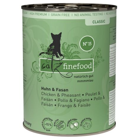 Catz Finefood Classic N.15 Kurczak i Bażant puszka 400g