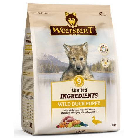 Wolfsblut Dog Limited Ingredients Wild Duck Puppy - kaczka i bataty 1kg