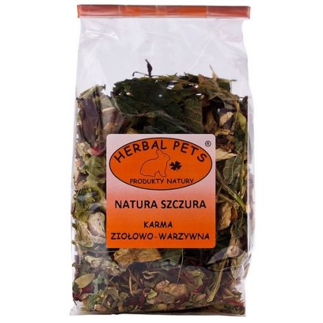 Herbal Pets Natura szczura - karma ziołowo-warzywna 150g