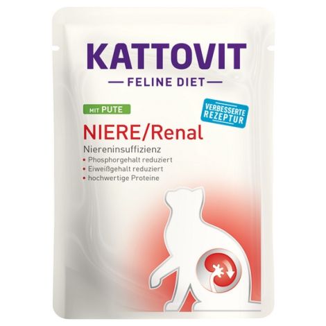 Kattovit Feline Diet Niere/Renal indyk saszetka 85g - 4