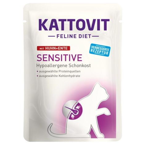 Kattovit Feline Diet Sensitive kurczak i kaczka saszetka 85g - 4