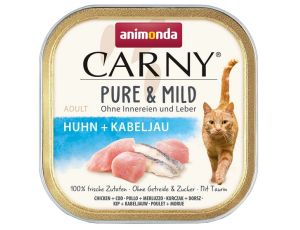 Animonda Carny Pure & Mild Kurczak + Dorsz tacka 100g