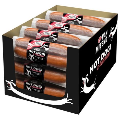 Pan Mięsko Przysmak dla psa - Hotdogi z bekonem Adult 220g - 2