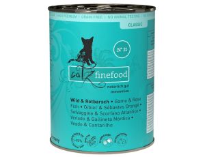 Catz Finefood Classic N.21 Dziczyzna i Karmazyn puszka 400g [termin ważności: 07.06.2025]
