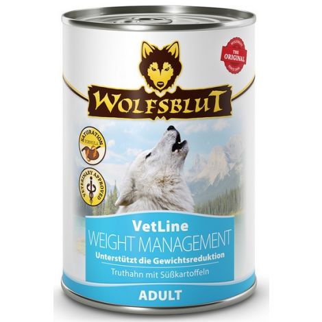 Wolfsblut Dog VetLine Weight Management - indyk i bataty puszka 395g