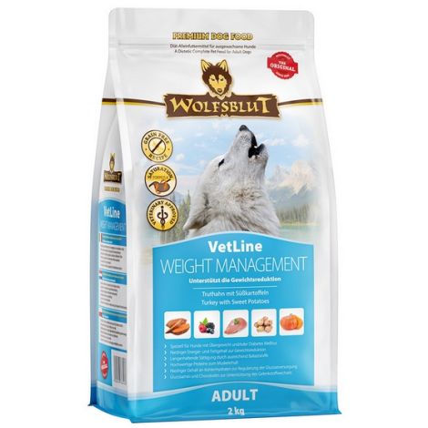 Wolfsblut Dog VetLine Weight Management - indyk i bataty 2kg