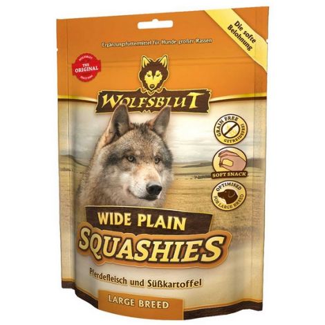 Wolfsblut Dog Squashies Wide Plain Large Breed - konina i bataty 300g