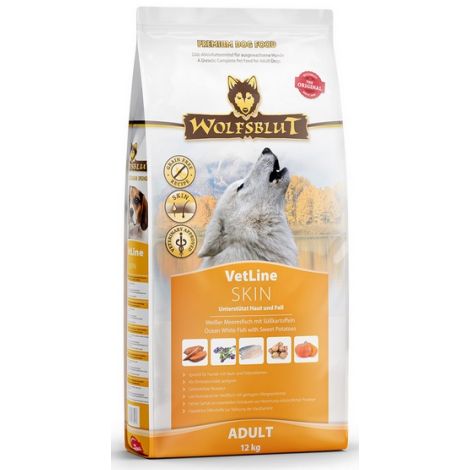 Wolfsblut Dog VetLine Skin - biała ryba oceaniczna i bataty 12kg