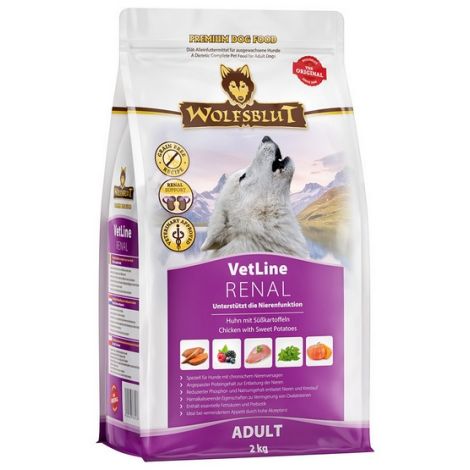 Wolfsblut Dog VetLine Renal - kurczak i bataty 2kg