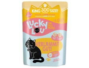 Lucky Lou Lifestage Adult Drób i jagnięcina saszetka 300g - 2