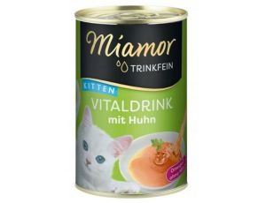 Miamor Vitaldrink Kitten z kurczakiem puszka 135g