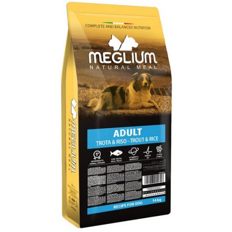 Meglium Dog Adult Trout & Rice 14kg