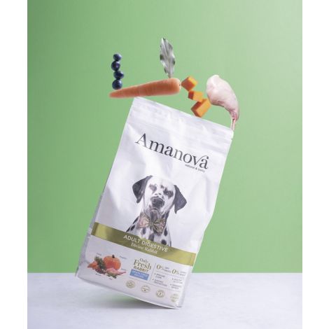 Amanova Dog Adult Digestive Divine Rabbit - królik 10kg - 4