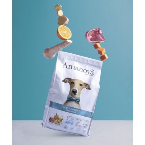 Amanova Dog Adult Exigent Iberian Pork - wieprzowina 10kg - 4