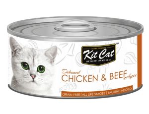 Kit Cat Chicken & Beef puszka 80g