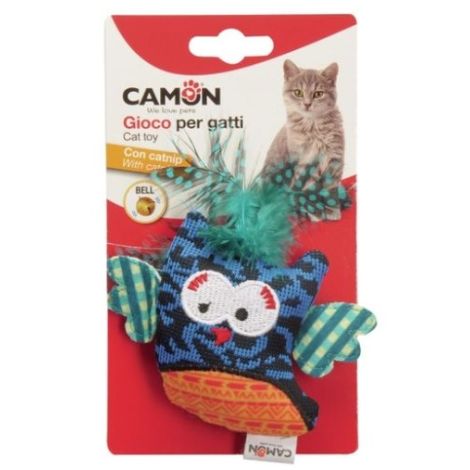 Camon Cat Toy Ptaszek z dzwonkiem i kocimietką 10cm