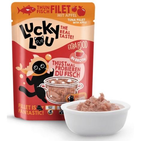 Lucky Lou Extrafood Tuńczyk i jabłko w bulionie saszetka 70g